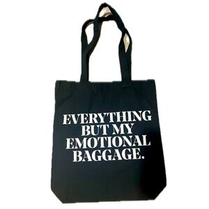 IL MAKIAGE Black and White Logo Tote